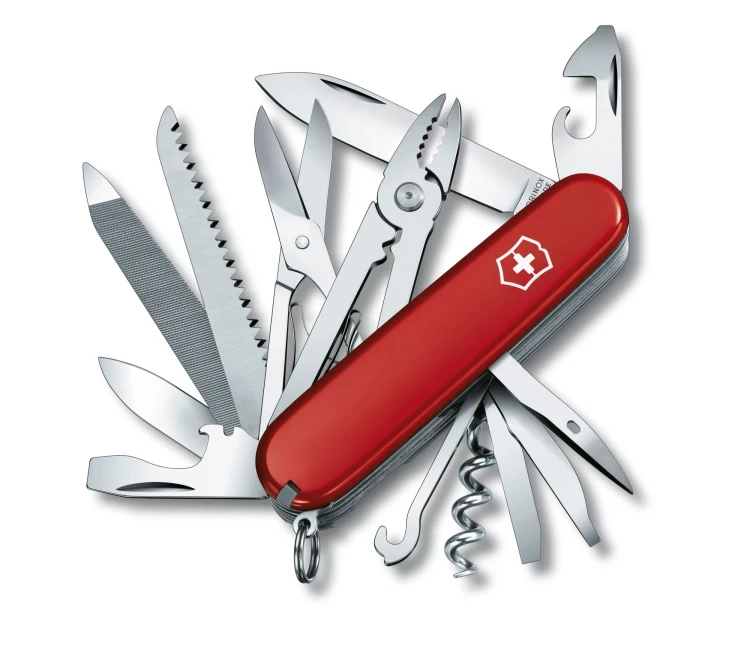 Scyzoryk Victorinox Handyman 1.3773 z rozłożonymi narzędziami – 24 funkcje do EDC, outdooru i majsterkowania