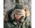 Czapka Mil-Tec Winter Faux-Fur oliwkowa na głowie z futrzanym daszkiem i opuszczonymi nausznikami