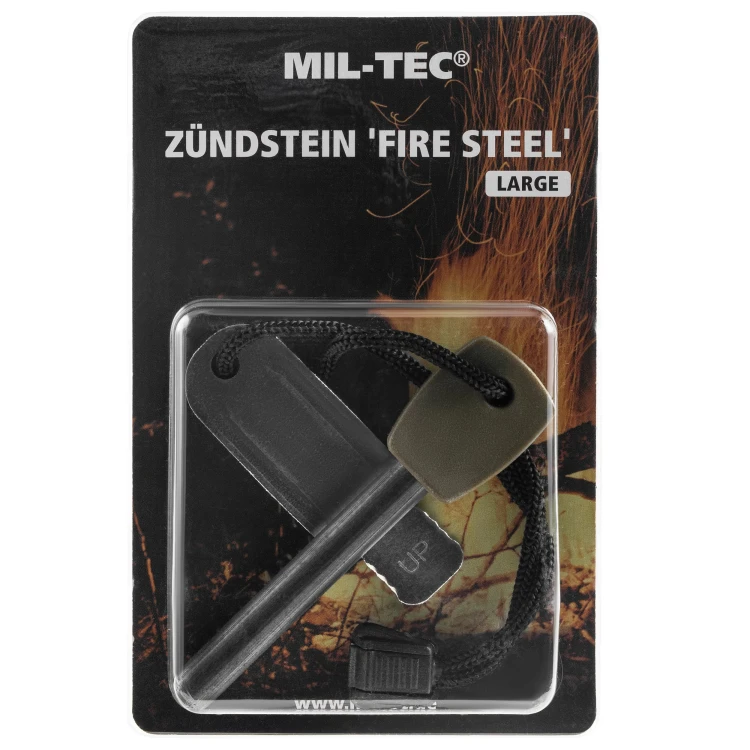 Krzesiwo Mil-Tec Fire Steel Large 15274000 w oryginalnym opakowaniu