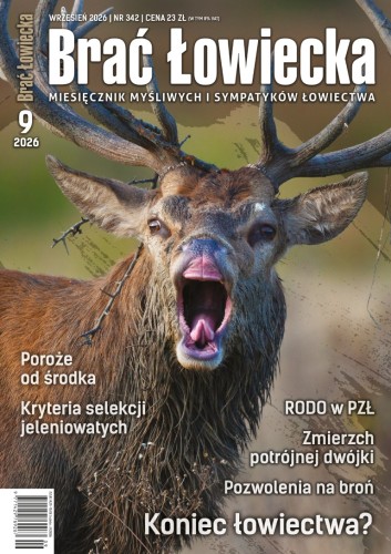 Brać Łowiecka wrzesień 2026 okładka magazynu myśliwskiego