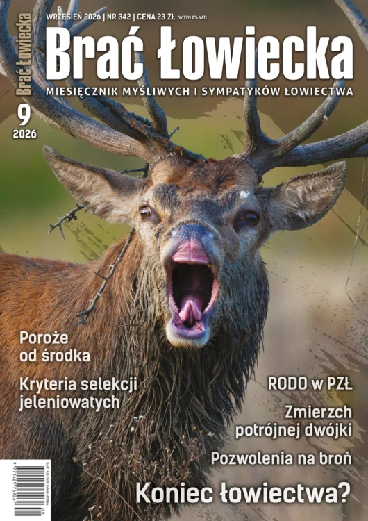 Brać Łowiecka wrzesień 2026 okładka magazynu myśliwskiego