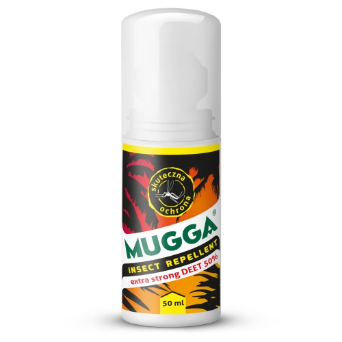 Mugga Extra Strong Roll-On 50 ml DEET 50% - repelent na komary i kleszcze