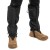 Stuptuty Highlander Forces Walking Gaiters V2 Black GAT001V2-BK założone na nogawki i buty trekkingowe