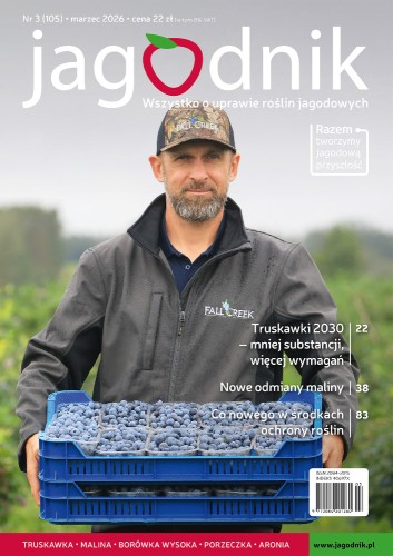 Okładka czasopisma Jagodnik nr 03/2026 marzec numer 105