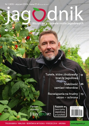 Okładka czasopisma Jagodnik nr 01/2026 styczeń numer 103