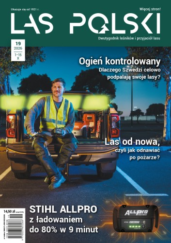 Las Polski nr 19/2026 – okładka czasopisma dla leśników