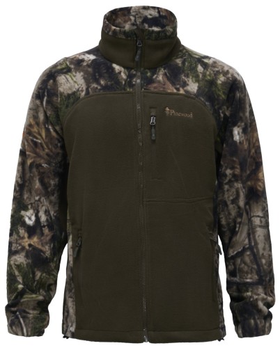 Bluza polarowa męska Pinewood Furudal Hunters Camou 8761 Atera Camou Hunting Green przód
