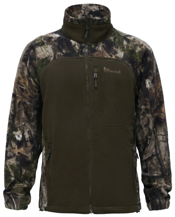 Bluza polarowa męska Pinewood Furudal Hunters Camou 8761 Atera Camou Hunting Green przód