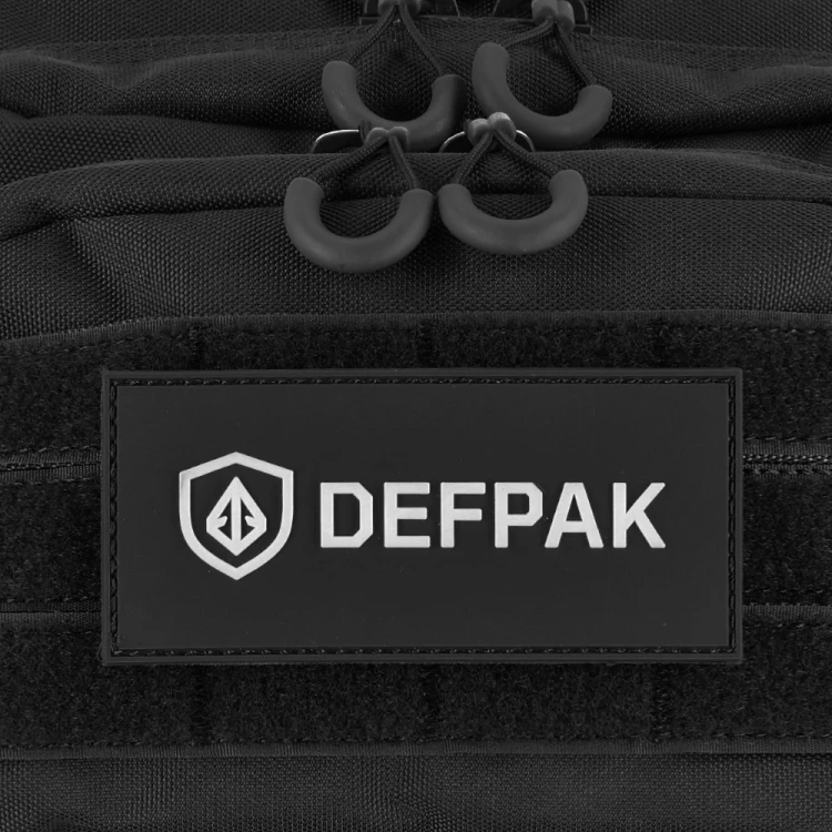 Plecak taktyczny Defpak Ranger 36 l – panel rzepowy z naszywką Defpak