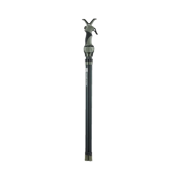 Primos Trigger Stick X 41–66″ ze złożonymi nogami – wygodne przenoszenie trójnogu w terenie