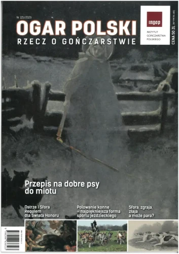Ogar Polski 2026 Rzecz o gończarstwie – okładka numeru 1(5)/2026 Instytutu Gończarstwa Polskiego