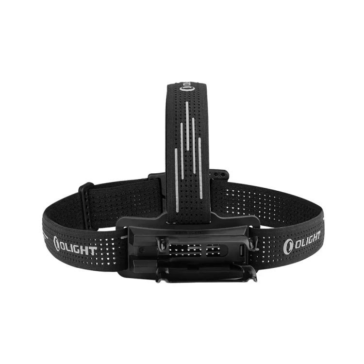 Opaska do latarki Olight Perun 3 Black ze stalowym uchwytem mocującym