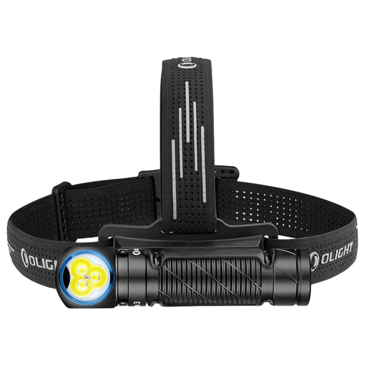 Latarka czołowa Olight Perun 3 Black 3000 lm z opaską na głowę