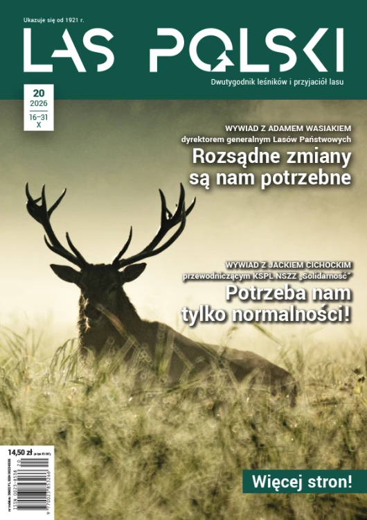 Las Polski nr 20 2026 – okładka czasopisma dla leśników