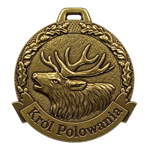 Medal myśliwski Król polowania z jeleniem – nagroda na polowanie zbiorowe
