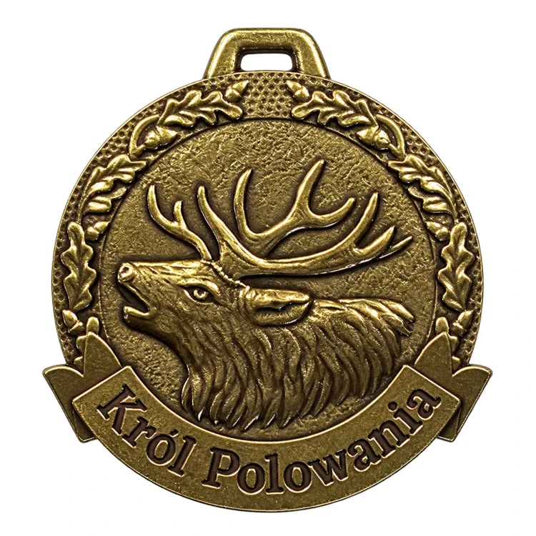 Medal myśliwski Król polowania z jeleniem – nagroda na polowanie zbiorowe