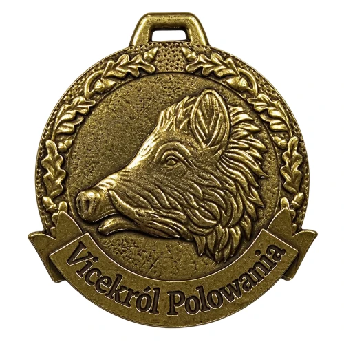 Medal myśliwski Vice Król polowania z dzikiem – nagroda dla myśliwego