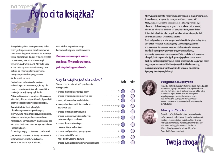 Aktywnie z psem poradnik dla opiekunów psów – wprowadzenie i informacje o autorkach