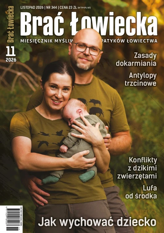 Brać Łowiecka listopad 2026 okładka magazynu myśliwskiego