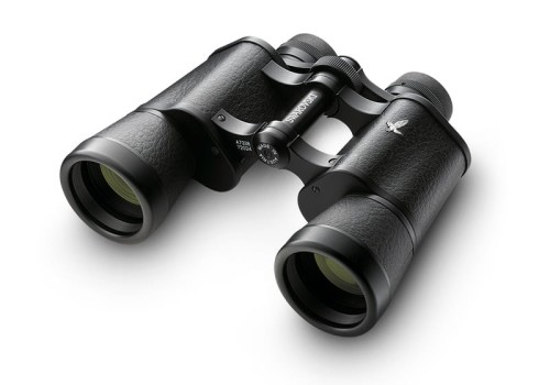 Czarna lornetka Swarovski Habicht 7x42 MS – widok na obiektywy 42 mm