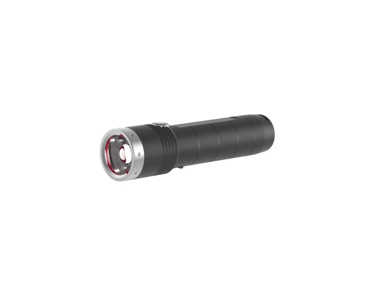 Przedni włącznik i klips kieszonkowy latarki Ledlenser MT10