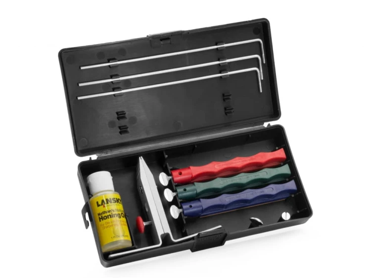 Ostrzałka Lansky Standard LKC03 – zestaw trzech kamieni w etui