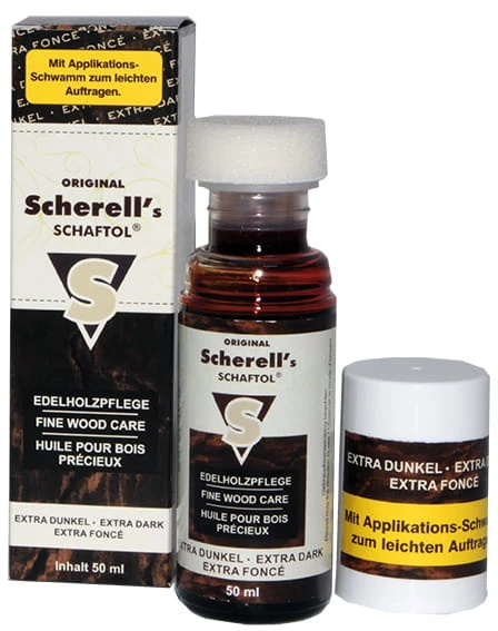 Olej naturalny do drewna Scherell Extra Dunkel ciemny brąz 50 ml