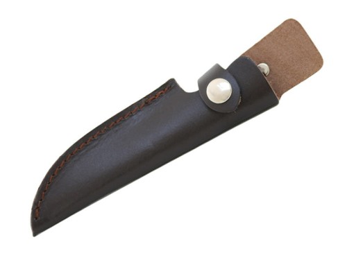 Böker Magnum Elk Hunter z drewnianą rękojeścią i skórzaną pochwą