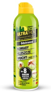 Ultrathon Spray 25% DEET repelent na komary, kleszcze, owady (177 ml)