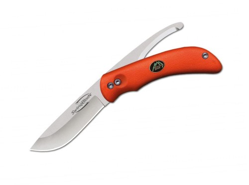 Nóż myśliwski Outdoor Edge SwingBlade Orange z ostrzem do skórowania i patroszenia