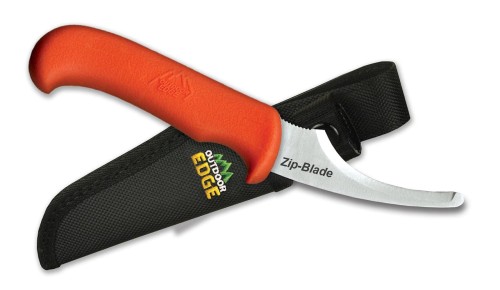 Nóż do patroszenia Outdoor Edge Zip Blade z nylonową pochwą na pasek