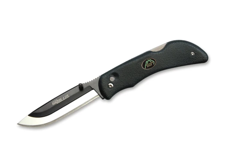 Nóż składany Outdoor Edge Razor Lite Black z wymiennym ostrzem 8,9 cm