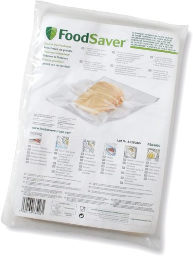 Worki próżniowe FoodSaver FSB4802 20x29 cm 48 sztuk do mięsa i dziczyzny