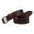 Brązowy pasek skórzany 2WOLFS COMFORT z tłoczonym logo