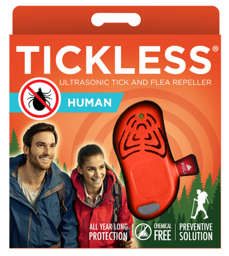 TickLess Human Orange – ultradźwiękowa ochrona przed kleszczami dla ludzi