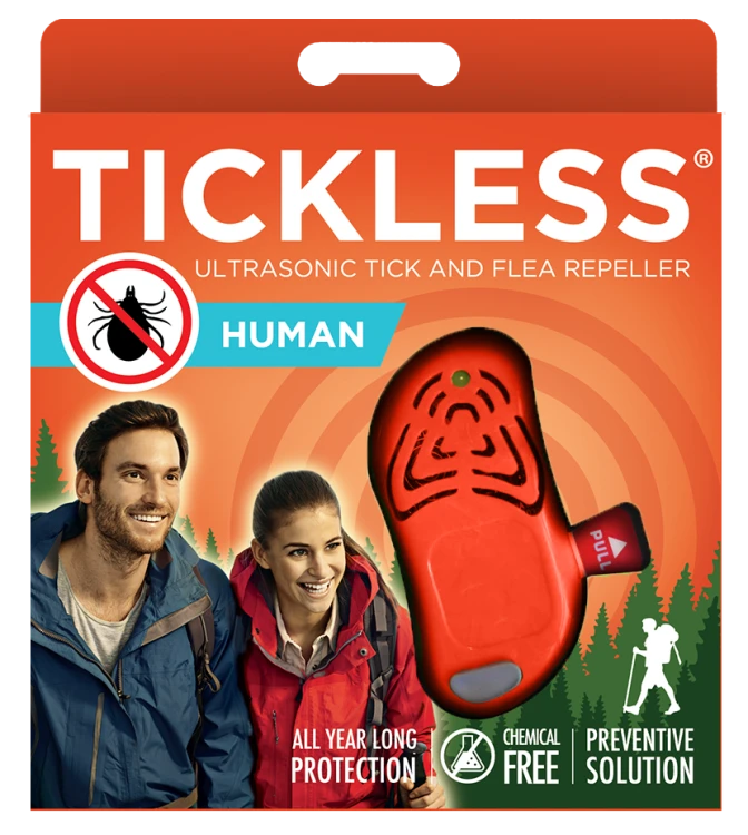 TickLess Human Orange – ultradźwiękowa ochrona przed kleszczami dla ludzi