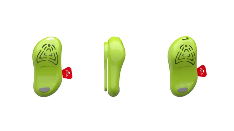Kompaktowy TickLess Hunter Green z mocowaniem do odzieży