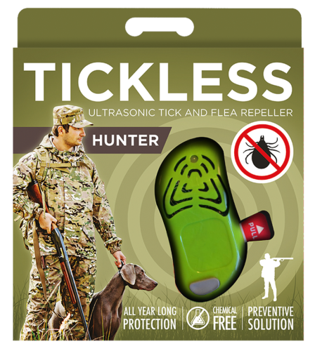 TickLess Hunter Green – ultradźwiękowa ochrona przed kleszczami dla myśliwych
