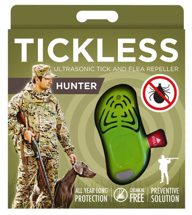 TickLess Hunter Green – ultradźwiękowa ochrona przed kleszczami dla myśliwych