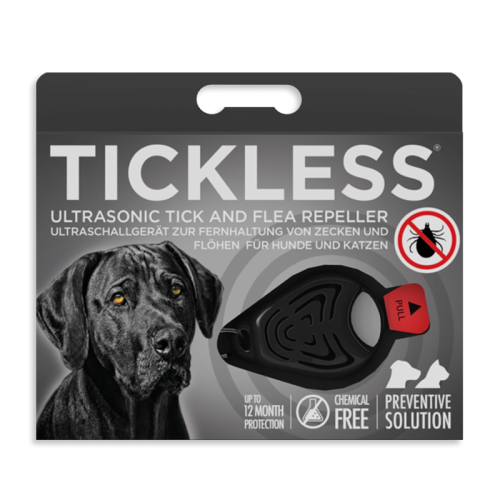 TickLess Pet Black – ultradźwiękowa ochrona psa i kota przed kleszczami