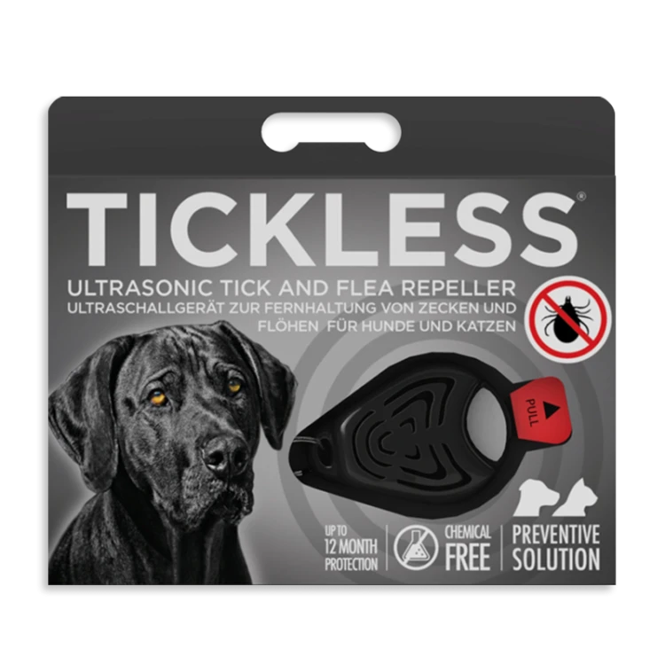 TickLess Pet Black – ultradźwiękowa ochrona psa i kota przed kleszczami