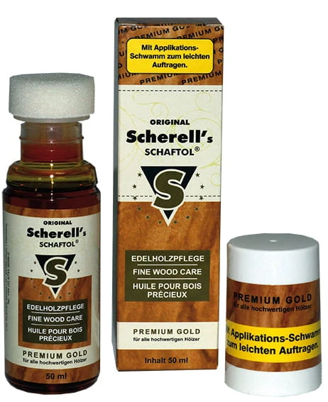 Olej naturalny do drewna Scherell Premium Gold 50 ml bezbarwny złoty