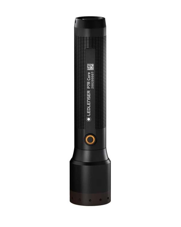 Ledlenser P7R Core wskaźnik naładowania w kolorze pomarańczowym