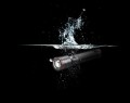 Wodoodporna latarka Ledlenser P7R Core IP68 pod wodą