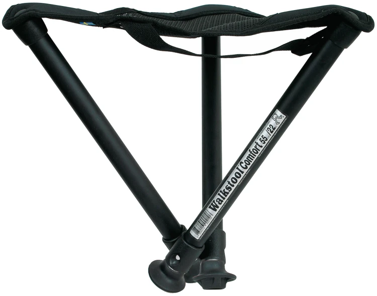 Stołek Walkstool Comfort 55 rozłożony na niższej wysokości 33 cm