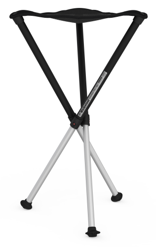 Wysoki stołek myśliwski Walkstool Comfort 75 po pełnym rozłożeniu