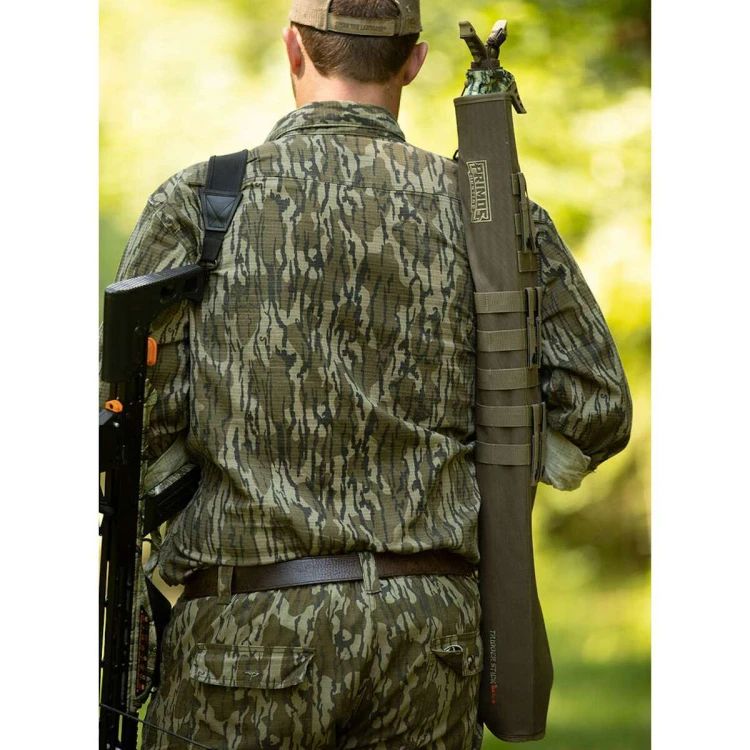 Pokrowiec na pastorał Primos z pasem na ramię – wygodne przenoszenie Trigger Stick w terenie