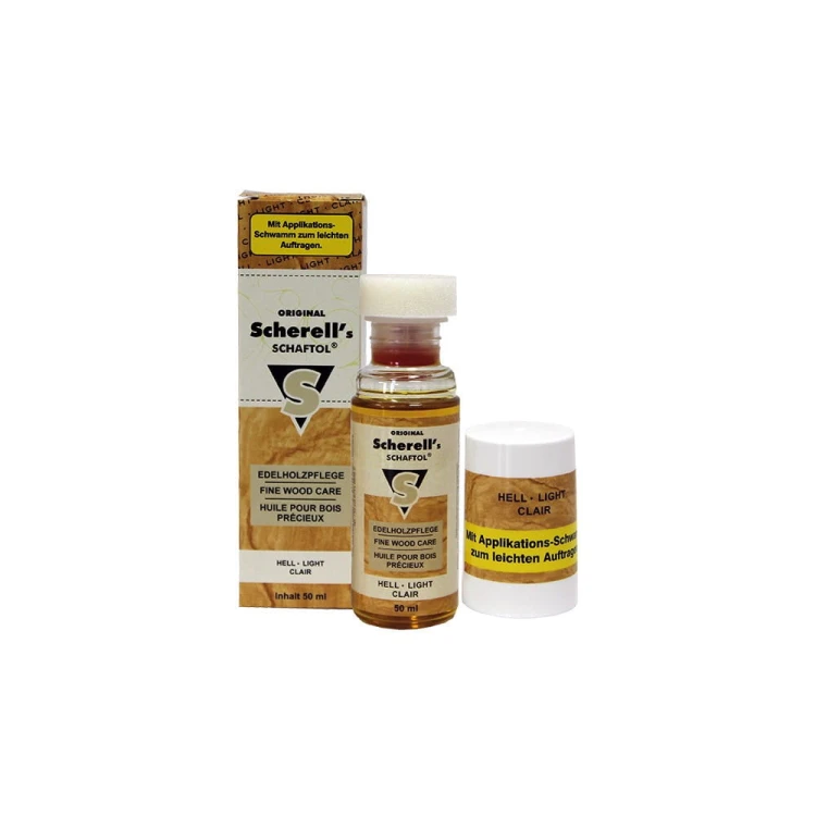 Olej naturalny do drewna Scherell bezbarwny Hell 50 ml