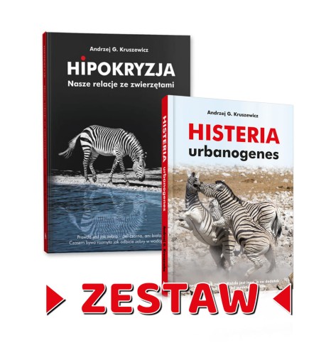 Komplet książek Hipokryzja i Histeria urbanogenes Andrzeja G. Kruszewicza