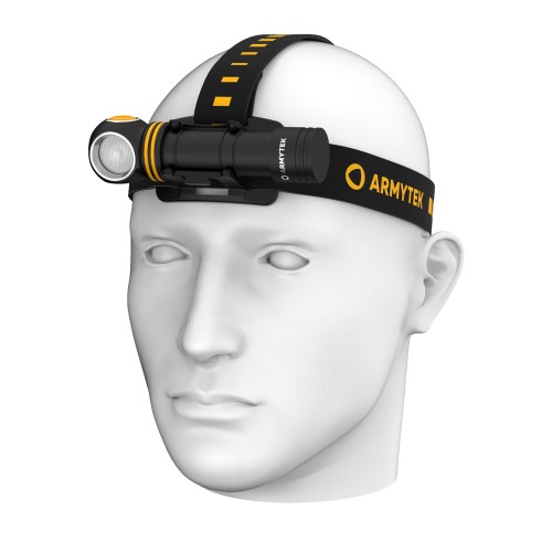 Latarka czołowa Armytek Elf C2 USB-C 1100 lm na głowie